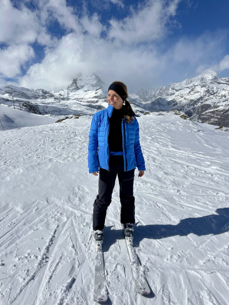 Pista com vista para o Matterhorn em Zermatt I Foto: Andréa Reis