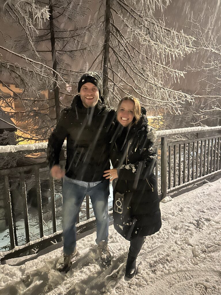 Último noite mágica com nevasca em Zermatt I Foto: Andréa Reis